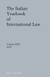 Italian Yearbook of International Law 2020 Online now