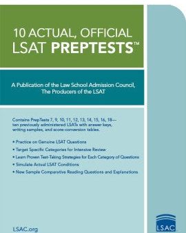 10 Actual, Official LSAT PrepTests Fashion